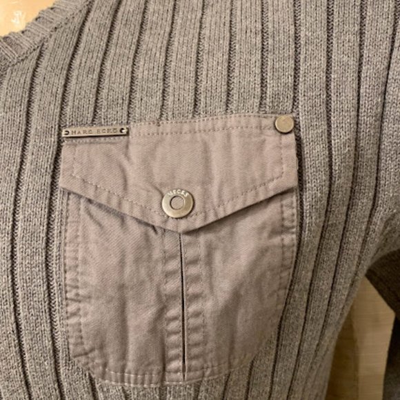 Marc Ecko Long-Sleeve Pull-Over Sweater - Picture 3 of 7